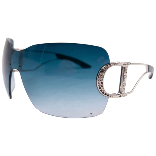 Vintage 2000s Dior Swarovski DIORLY 1 Rimless Sunglasses
