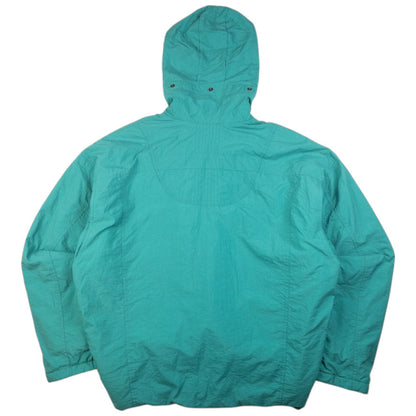 Vintage Lacoste Asymmetrical Pocket Padded Zip Up Jacket Size XL