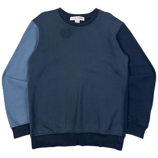 2022 Comme Des Garçons SHIRT Sweatshirt in blue (cotton)