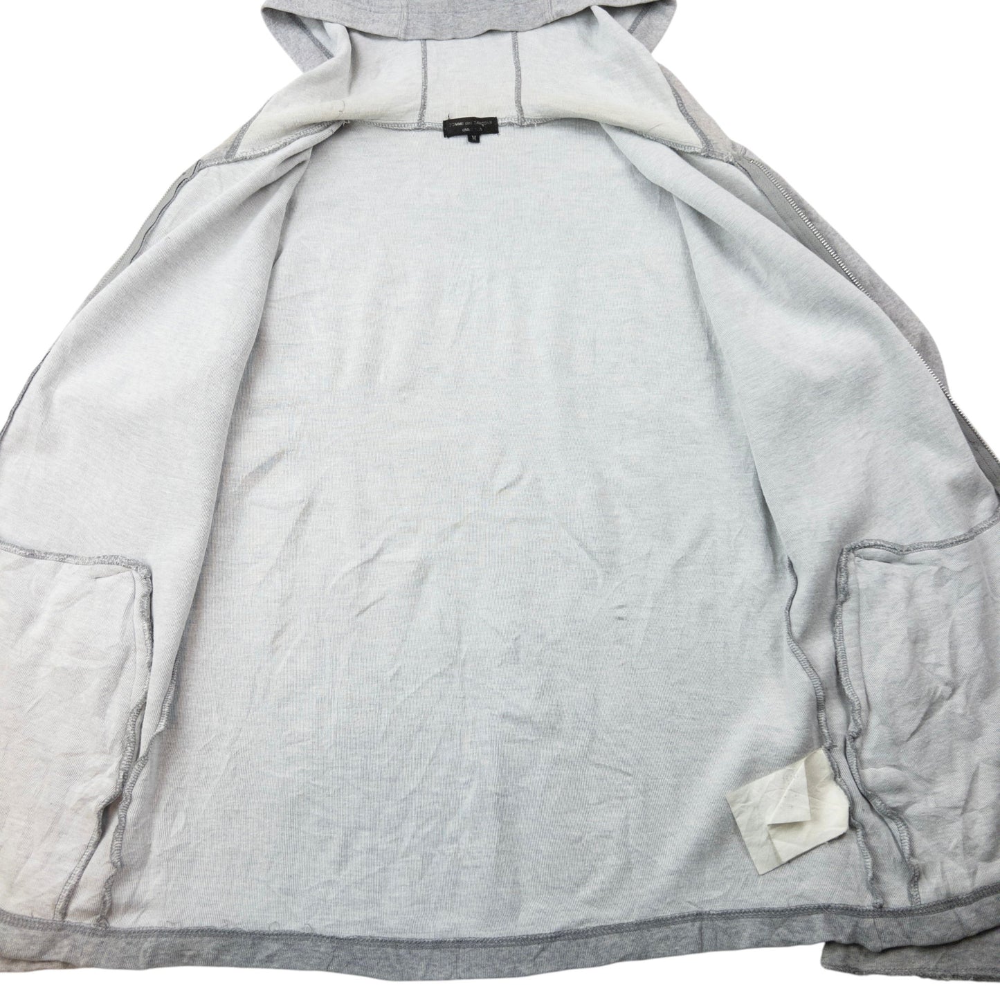 Vintage 2000s Comme Des Garçons HOMME Zip Up Skull Hoodie Size M