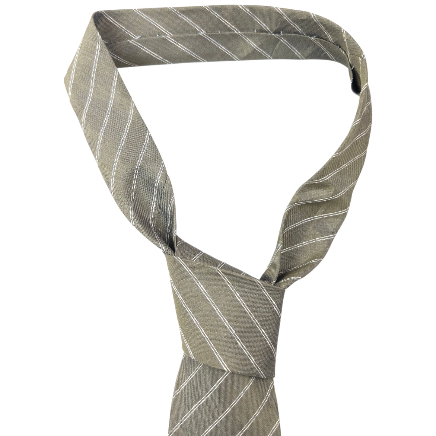 Vintage 90s Issey Miyake Striped Silk Tie