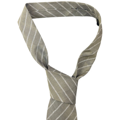 Vintage 90s Issey Miyake Striped Silk Tie
