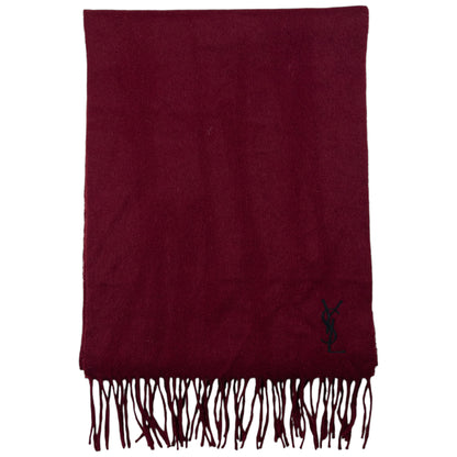 Vintage YSL Yves Saint Laurent Wool Tassel Scarf