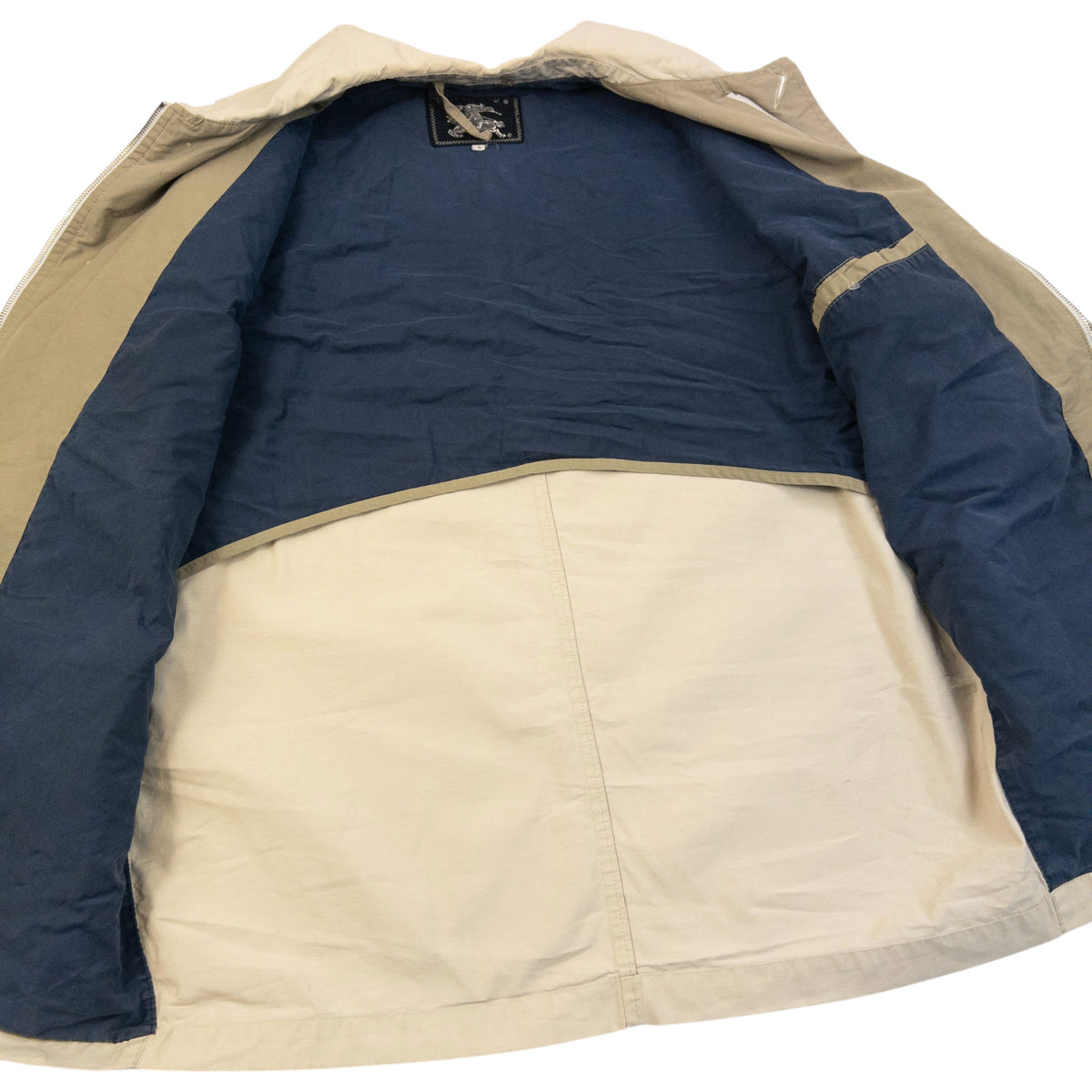 Vintage 90s Burberry Zip Up Jacket Size M
