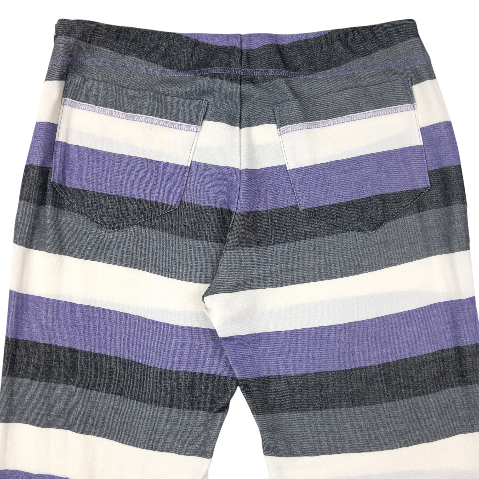 Vintage 2000s Issey Miyake Striped Trousers Womens Size W26