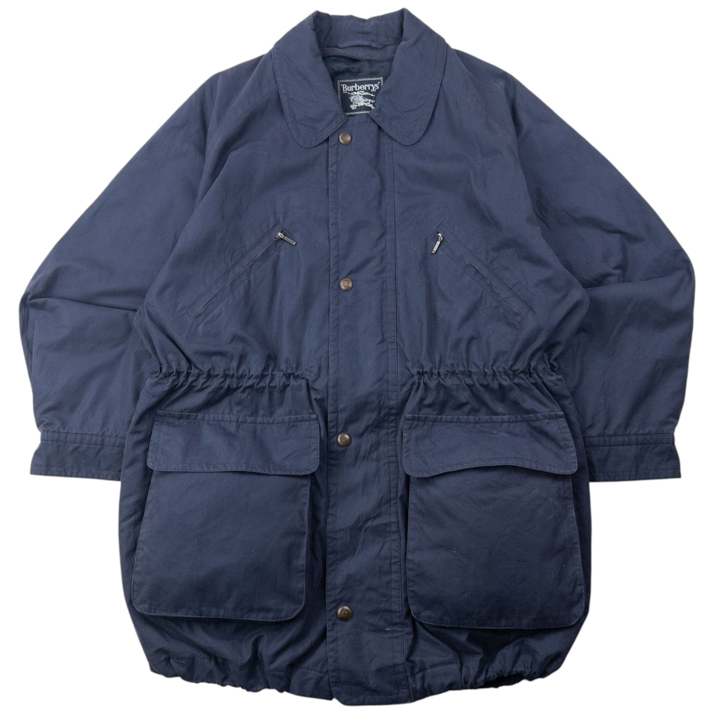 Vintage 80s Burberry Zip Up Jacket Size M