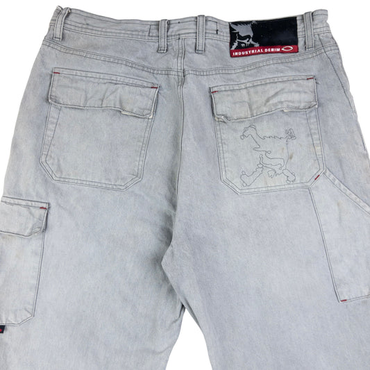Vintage Oakley Industrial Denim Jeans Size W35