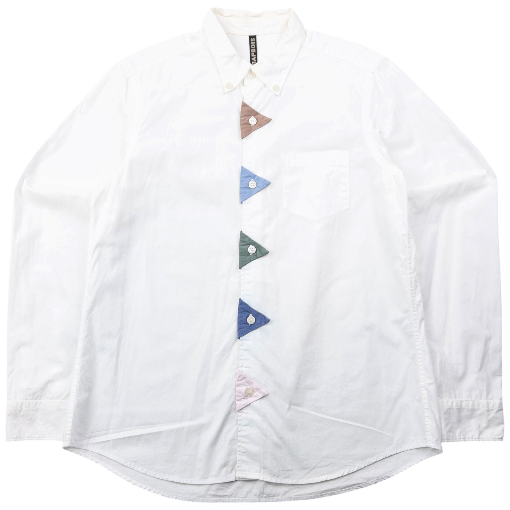 Vintage 2000s Frapbois By Issey Miyake Long Sleeve Button Up Shirt Size S