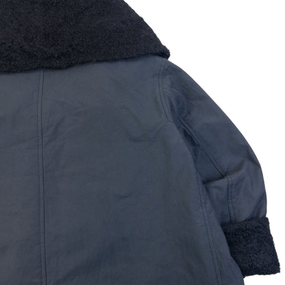 Vintage 90s Issey Miyake Windcoat Button Up Jacket in grey, photo 6