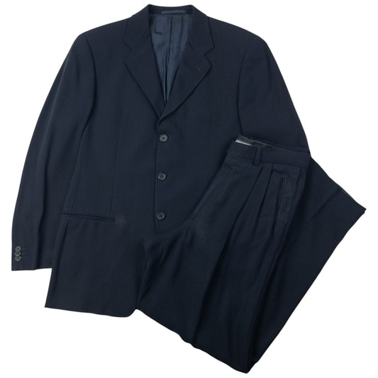 Vintage 90s Giorgio Armani Le Collezioni Jacket & Trousers Suit Set Size L