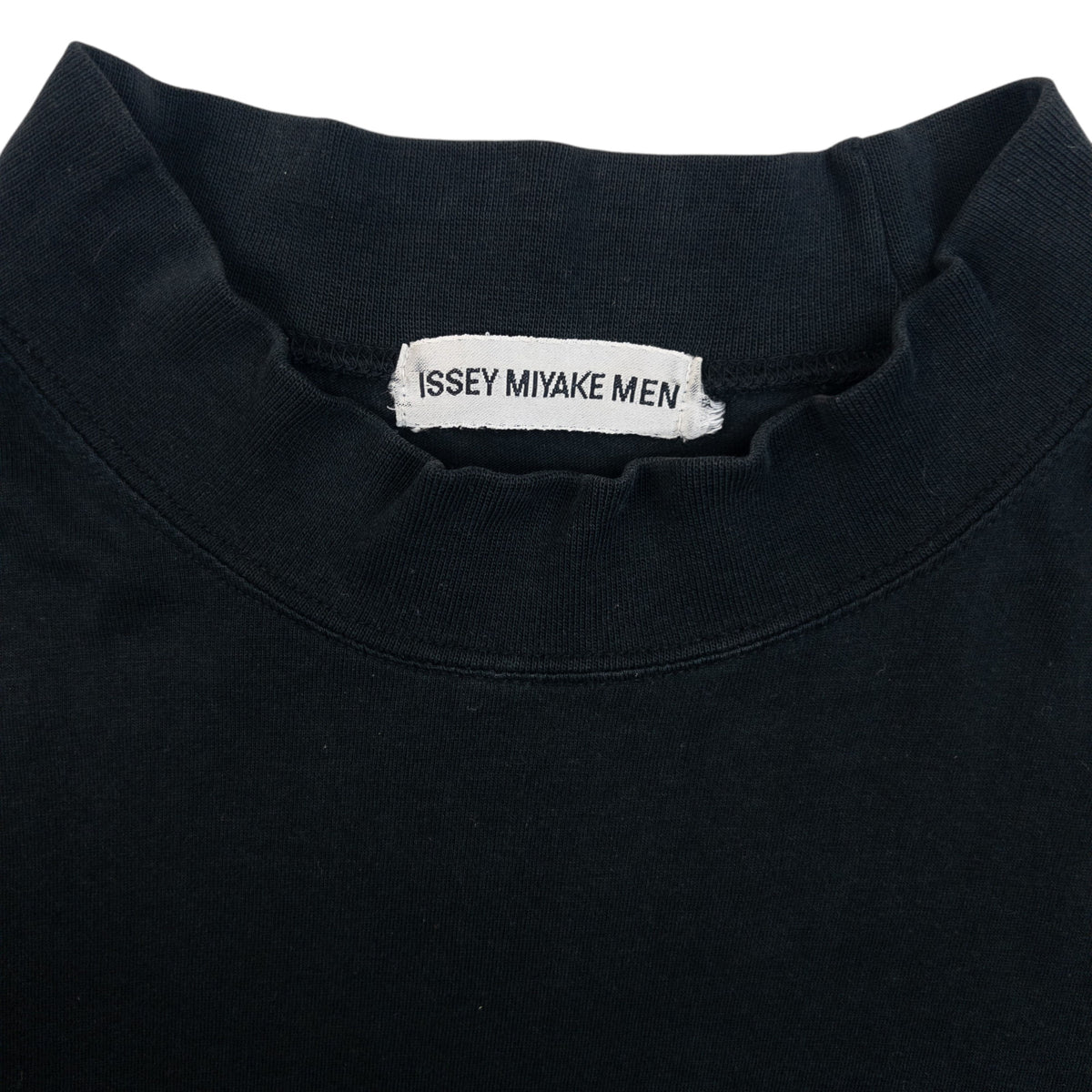 Vintage 90s Issey Miyake MEN Long Sleeve T Shirt in black, photo 3