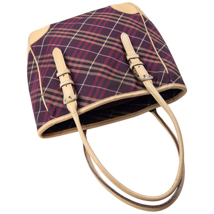 Vintage 2000s Burberry Blue Label Nova Check Shoulder Bag