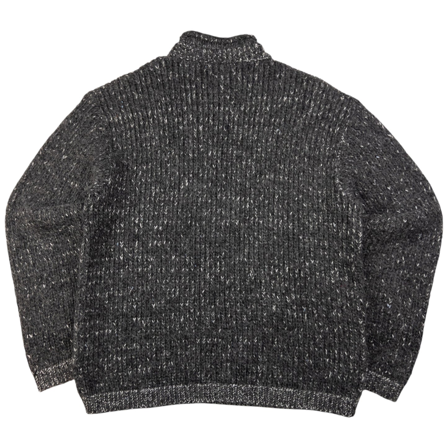 Vintage Armani Jeans Knitted Wool Turtleneck Jumper Size M