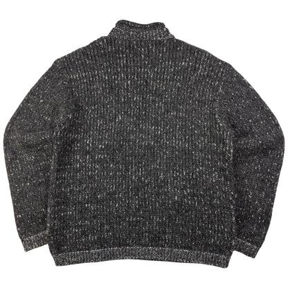 Vintage Armani Jeans Knitted Wool Turtleneck Jumper Size M