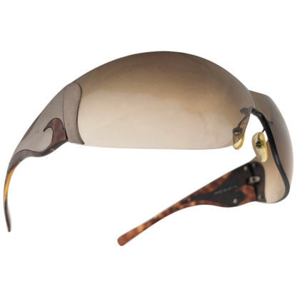 Vintage 2000s Prada Tortoise Shell Swirl Sunglasses