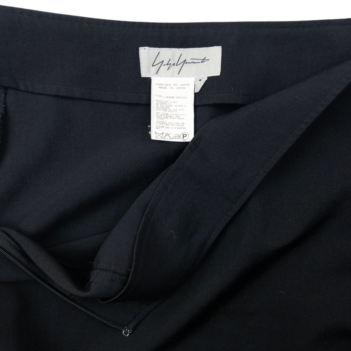 Vintage 2000s Yohji Yamamoto Asymmetric Skirt Womens Size W26