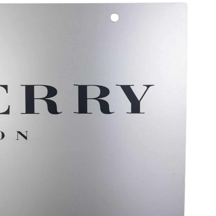 Vintage Burberry Metal Store Sign