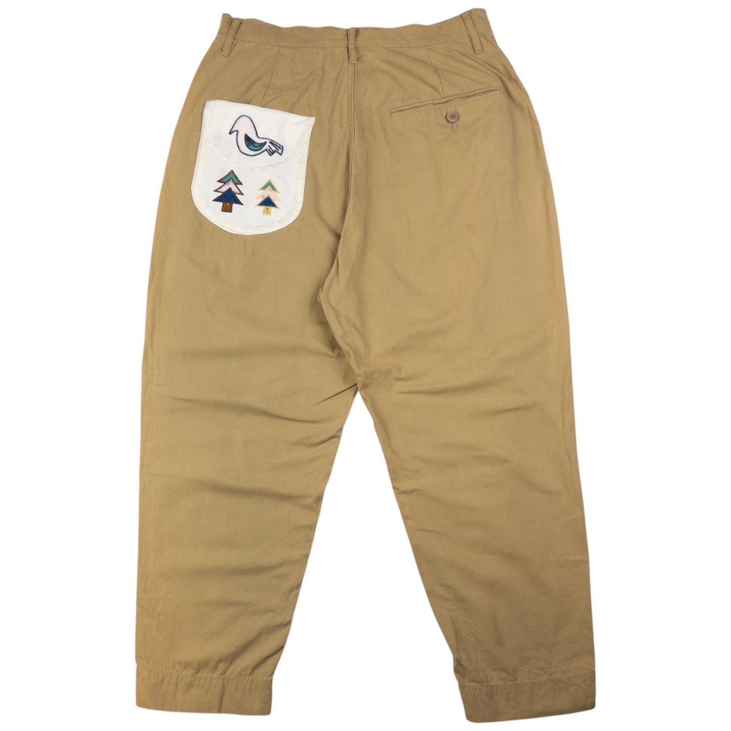 Vintage Ne-Net By Issey Miyake Embroidered Cropped Trousers Size W28