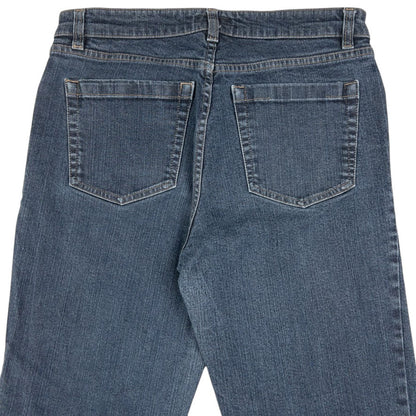 Vintage Burberry Nova Check Cuff Denim Jeans Womens Size W31