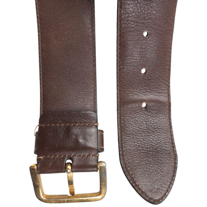 Vintage 90s Prada Studded Leather Belt Size M