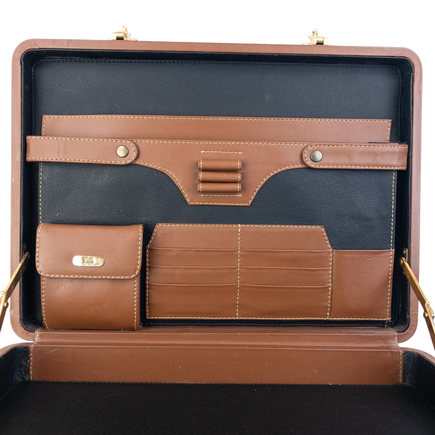 Vintage 80s Gucci Leather Briefcase