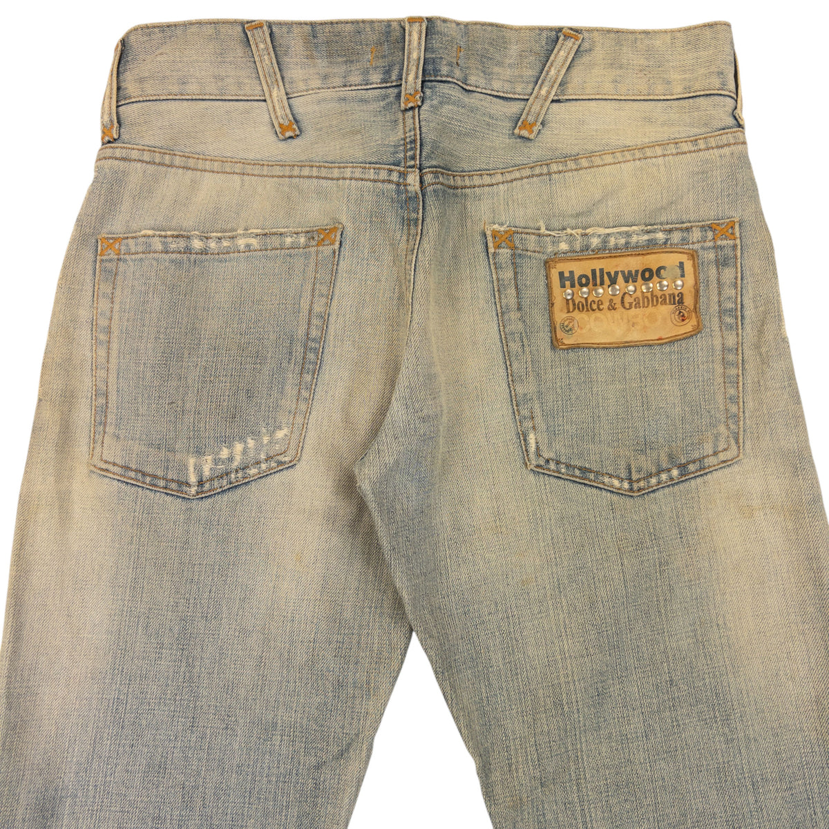 Vintage 2000s Dolce & Gabbana Hollywood Cowboy Denim Jeans Size W30