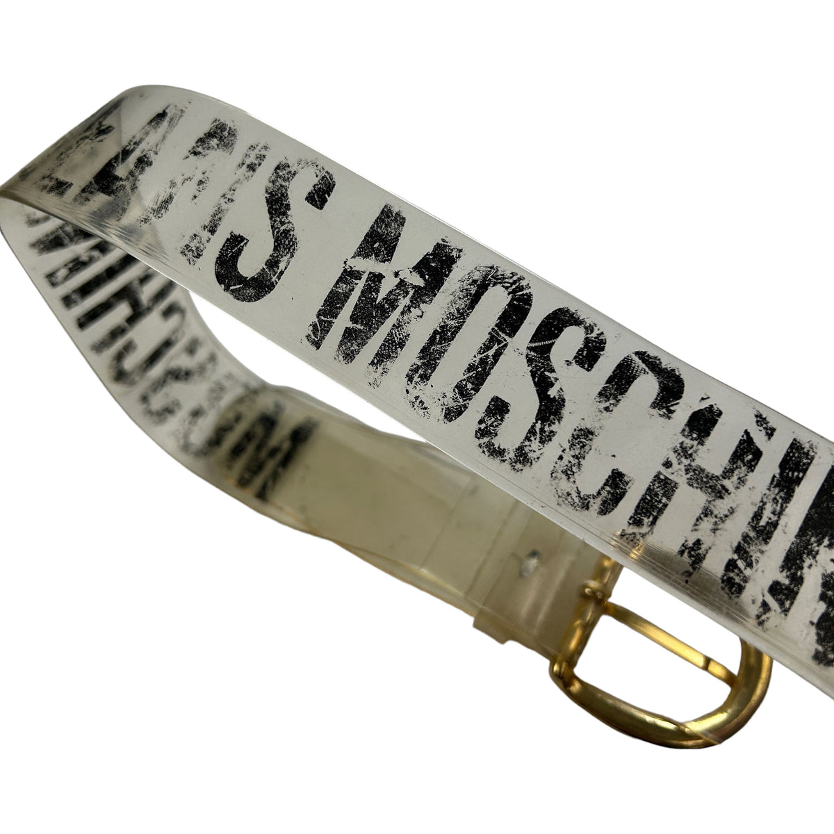 Vintage Moschino Transparent Belt