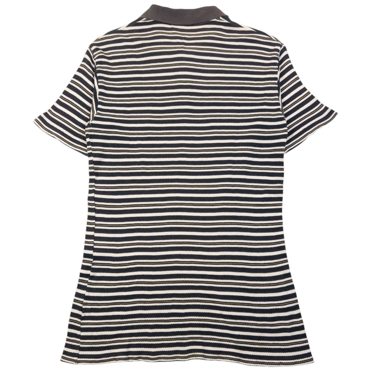 Vintage 2000s Issey Miyake Striped Polo Shirt Womens Size L