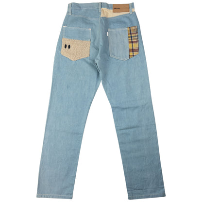 Vintage Ne-Net By Issey Miyake Patchwork Denim Jeans Size W28