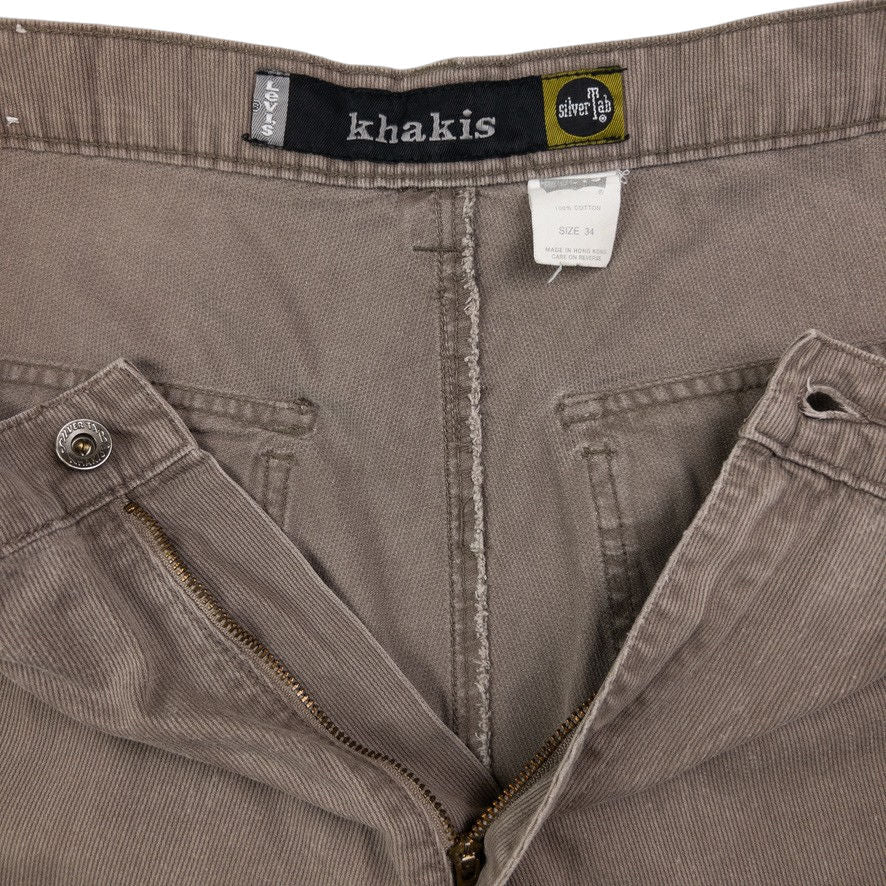 Vintage Levi's Silver Tab Khakis Corduroy Shorts Size W35
