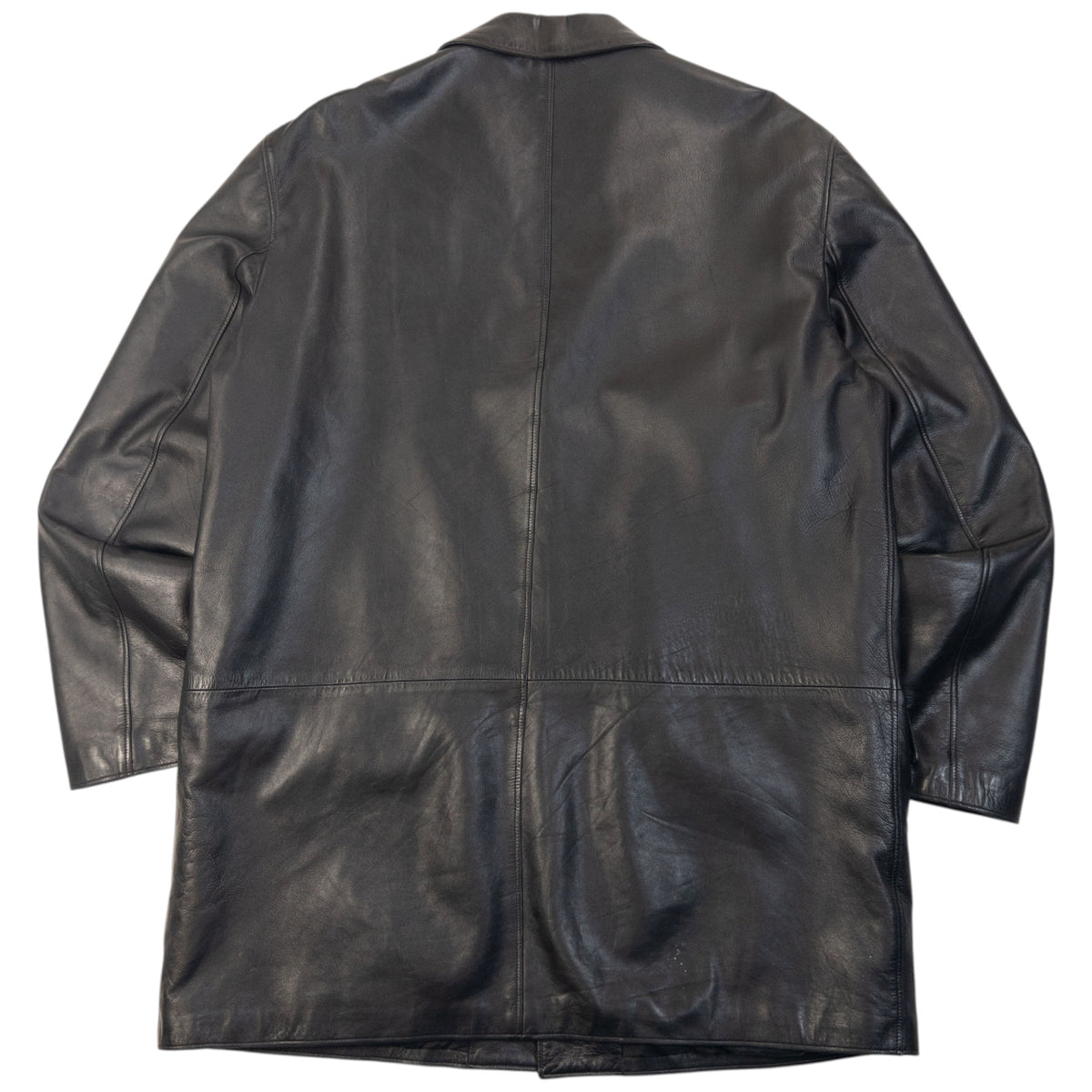 Vintage 90s Gianni Versace Button Up Leather Jacket Size XL