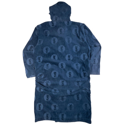 Vintage YSL Yves Saint Laurent Monogram Dressing Gown Size XL