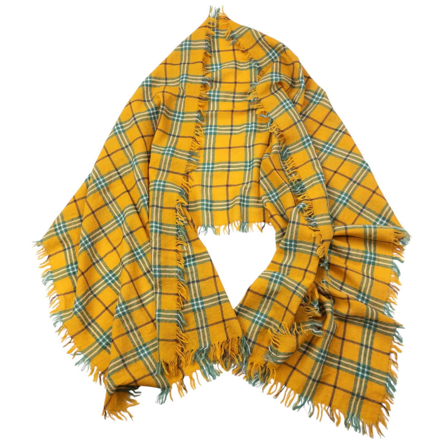 Vintage 2000s Issey Miyake Lightweight Checkered Scarf