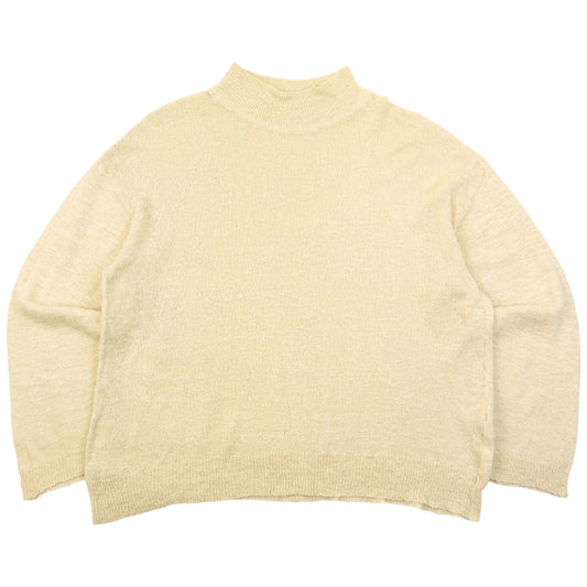 Vintage 90s Issey Miyake PERMANENTE Silk Knit Jumper Size L