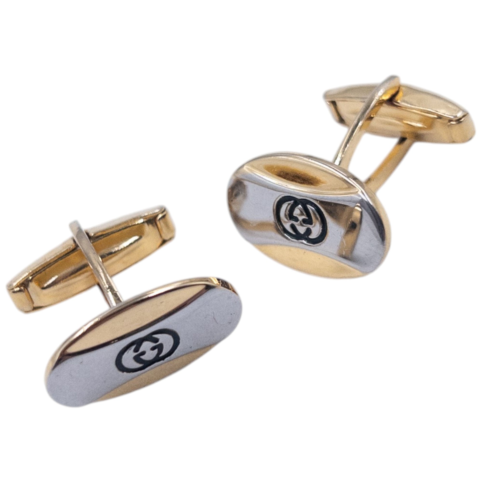 Vintage Gucci Embossed Cuff Links