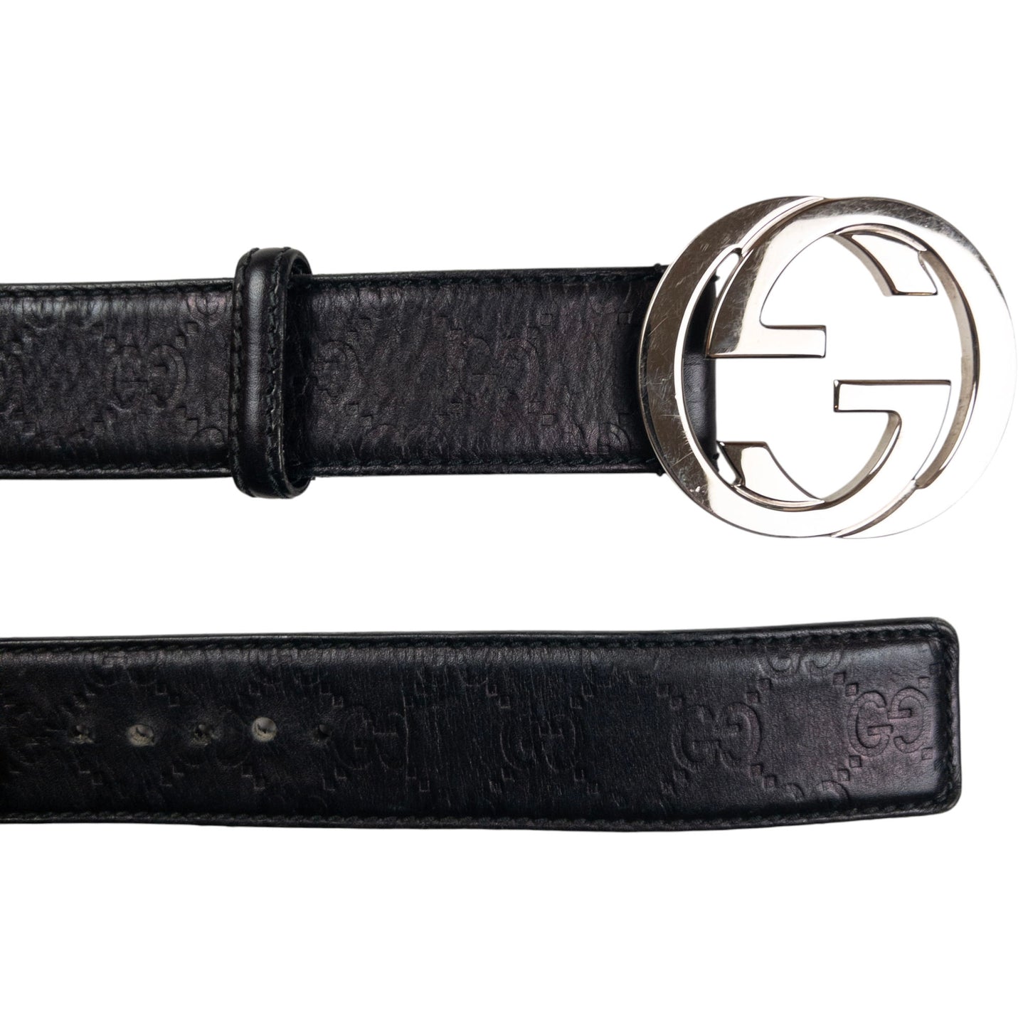 Vintage Gucci Monogram Belt Size W34