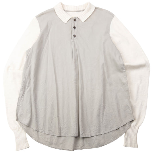 Vintage 90s Hai Sporting Gear By Issey Miyake Long Sleeve Polo Shirt Size S