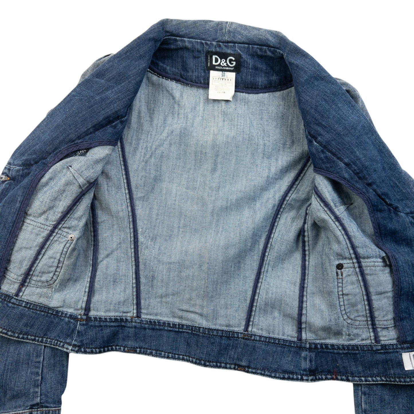 Vintage 2000s Dolce & Gabbana Button Up Denim Jacket Womens Size S