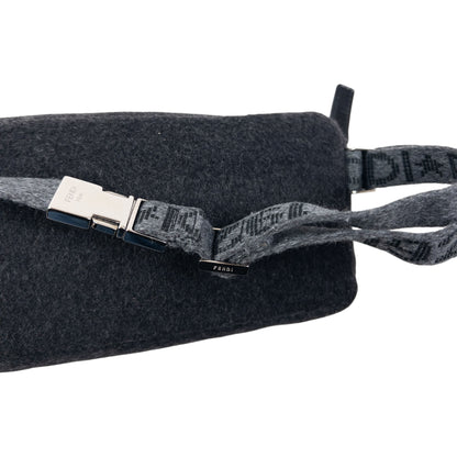 Vintage 2000s Fendi Wool Crossbody Bag