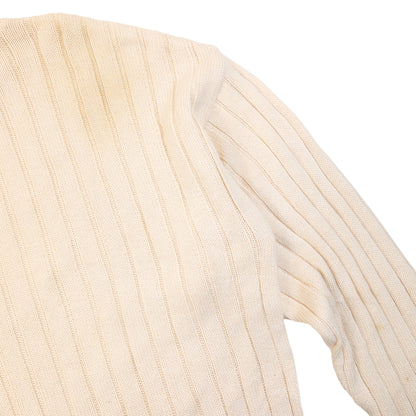 Vintage 90s Burberry Embroidered Knit Jumper Size M