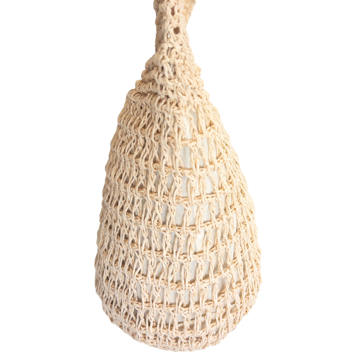 Vintage HusHusH Crochet Crossbody Bag in beige, photo 4