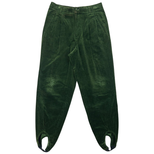Vintage 90s Jean Paul Gaultier Velour Stirrup Trousers Size W32