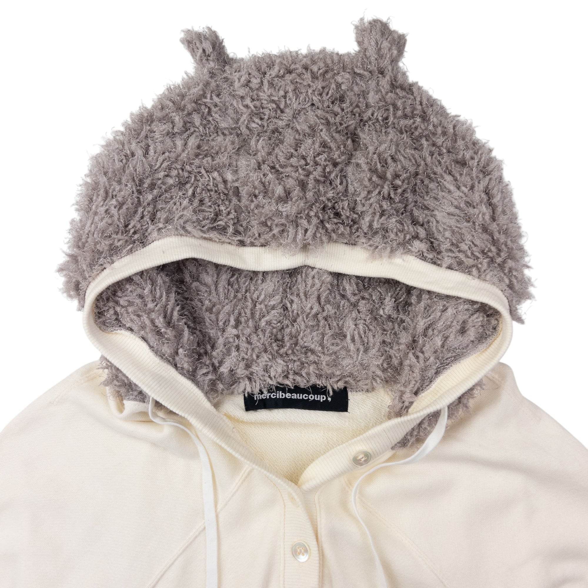 Vintage Mercibeaucoup By Issey Miyake Fleece Ear Hoodie Size S