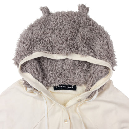 Vintage Mercibeaucoup By Issey Miyake Fleece Ear Hoodie Size S