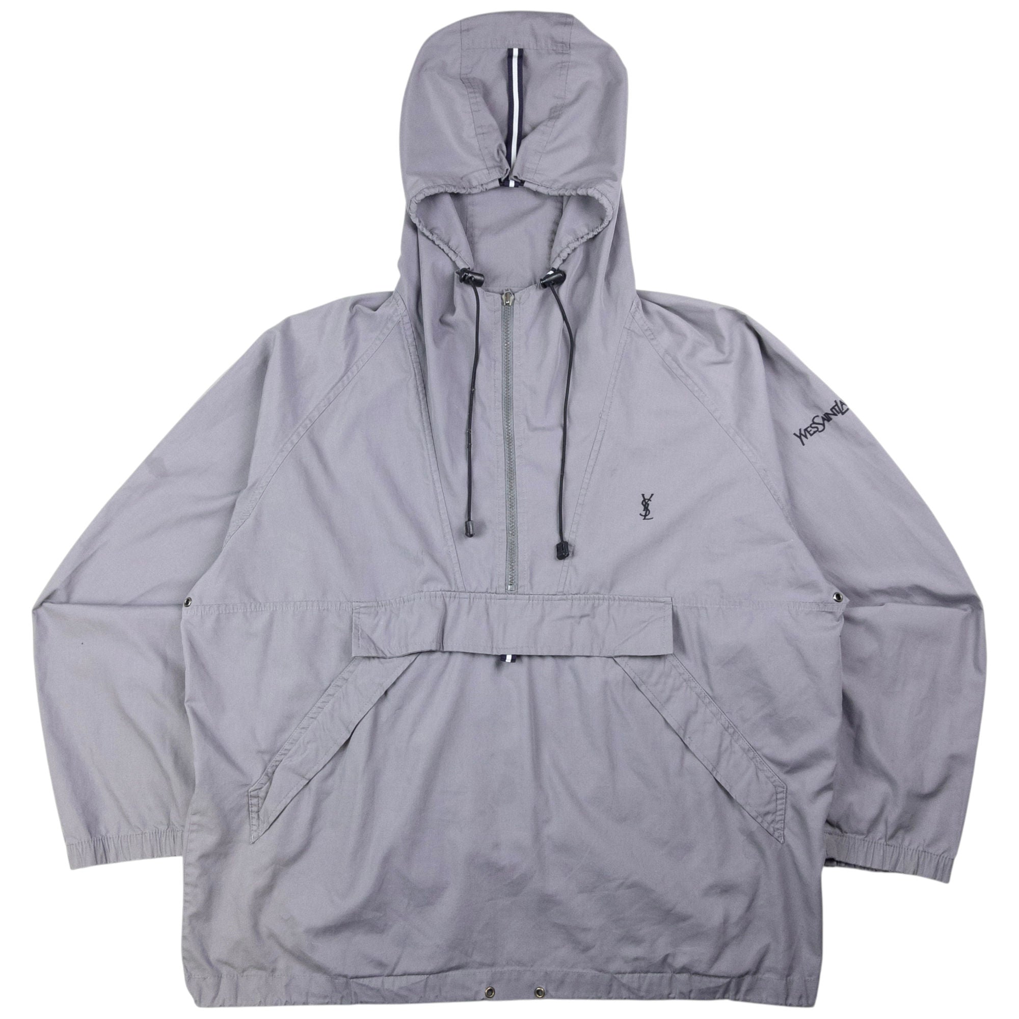 Vintage YSL Yves Saint Laurent Half Zip Jacket Size XL