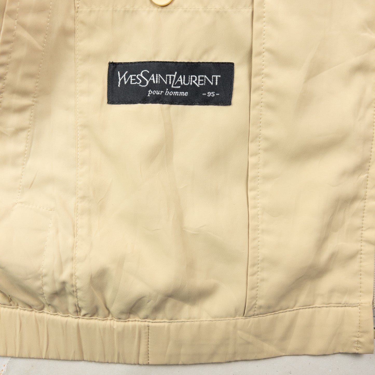 Vintage 90s YSL Yves Saint Laurent Harrington Jacket Size XS