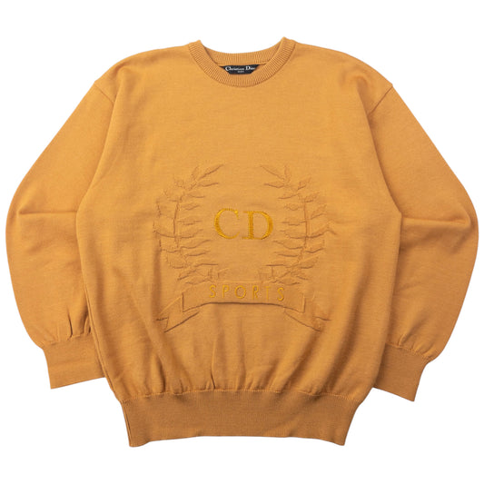 Vintage Dior Sports Embroidered Jumper Size M
