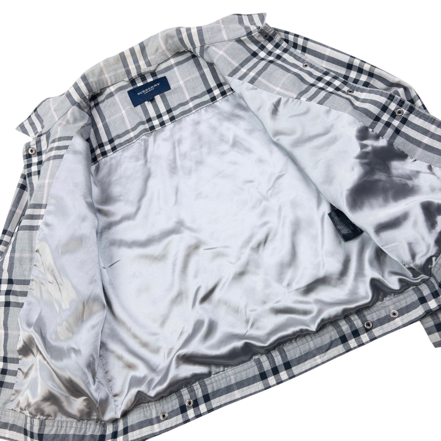 Vintage 2000s Burberry Nova Check Button Up Jacket Womens Size M