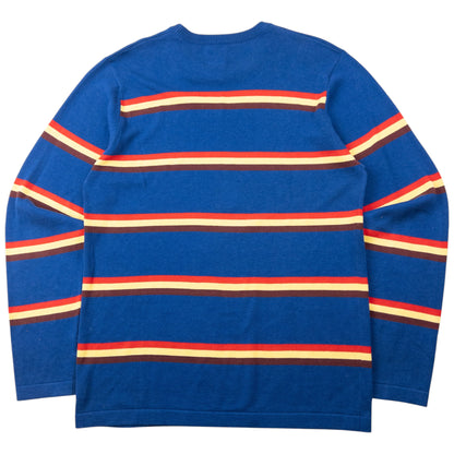 Vintage 2000s Stussy Striped Jumper Size M