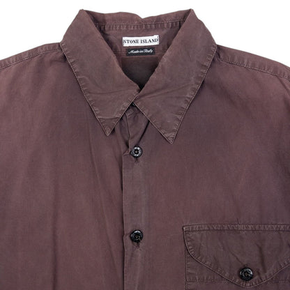 Vintage Stone Island Long Sleeve Button Up Shirt Size M